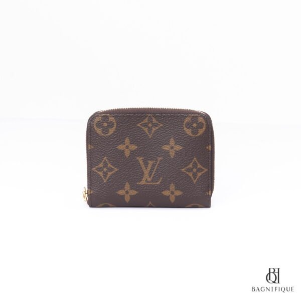 LV Zippy Coin Wallet Short Brown Monogram Canvas GHW